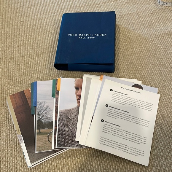 Polo Ralph Lauren Other - Polo Ralph Lauren Fall 2000 Men’s Collection Information for Stores